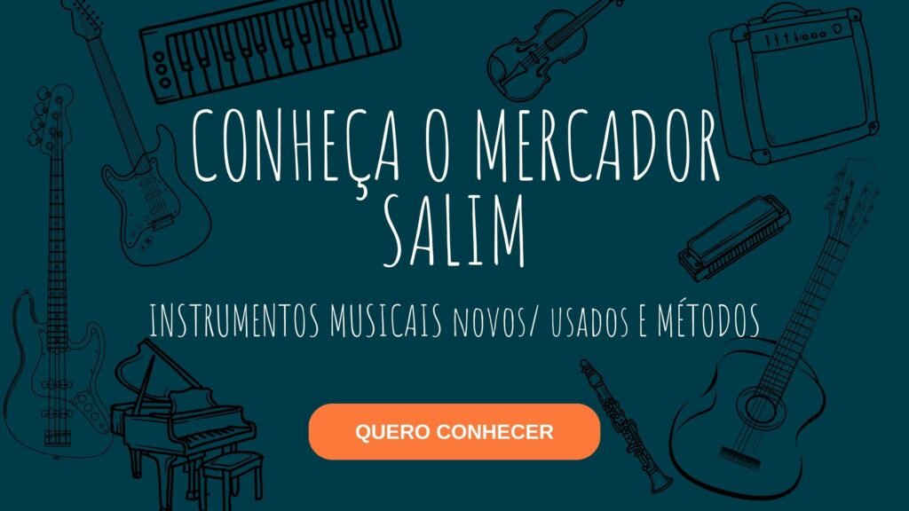 Moraes music school Mercador salim instrumentos musicais novos e usados